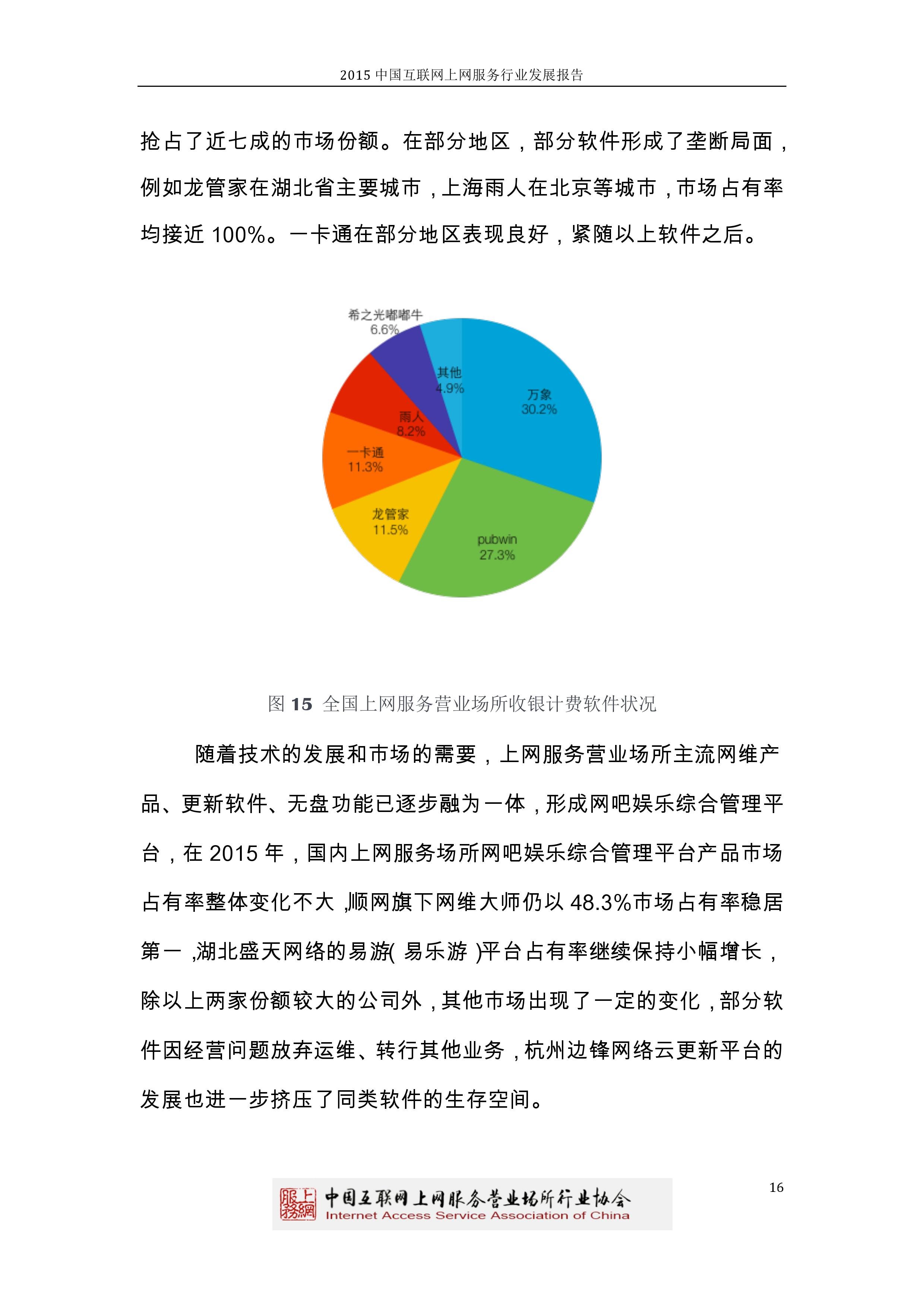 2015中国互联网上网服务行业发展报告